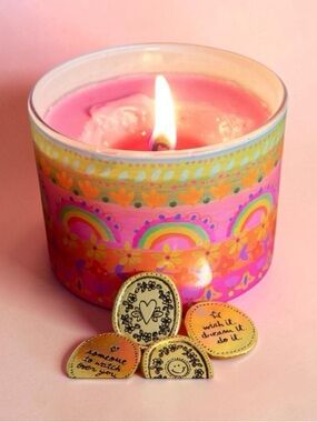 NATURAL LIFE Pink and Pastel Surprise Candle
